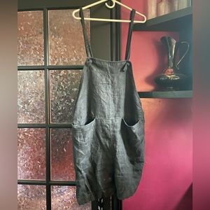 Beaton Linen shortalls XL